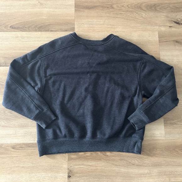 Old Navy Women’s Small Charcoal Gray Lace-Up Sweatshirt- EUC - Picture 6 of 6